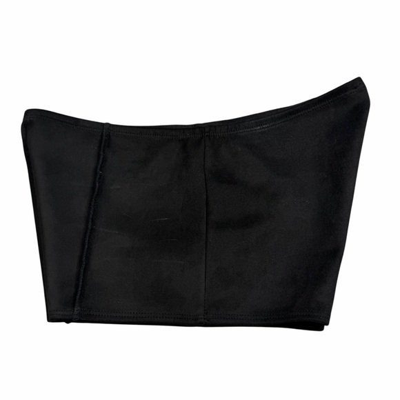 10/$25🦋 Cherry Mellow Black Faux Suede Mid Rise Hot Shorts - Size Large - Picture 3 of 10